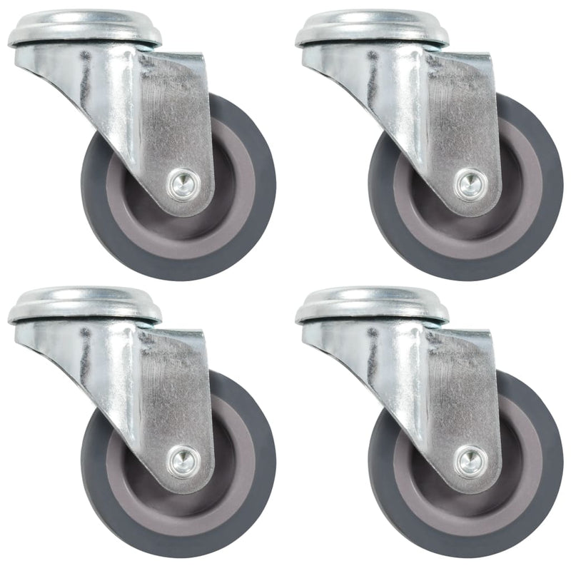 Ruote girevoli Vidaxl con fori per bulloni 4 ST 50 mm