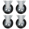 Vidaxl Ruedas fijas 4 ST 160 mm
