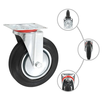 Vidaxl Wiel girevole 4 St 200 mm