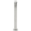 Columna de agua de jardín de Vidaxl cuadrado 95 cm de acero inoxidable