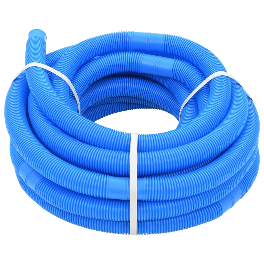 Manguera de piscina Vidaxl 32 mm 15.4 m azul