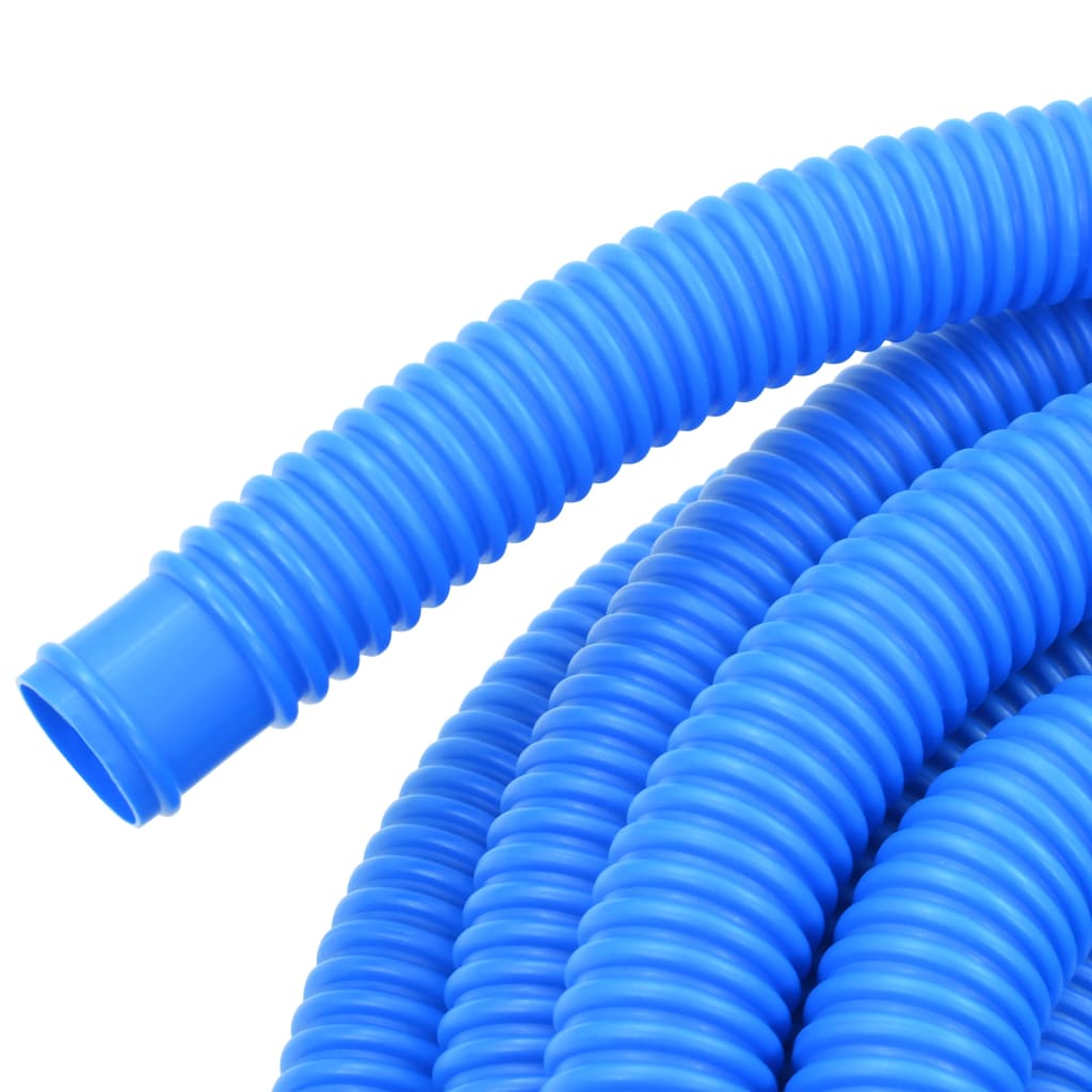 Manguera de piscina Vidaxl 32 mm 15.4 m azul