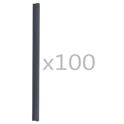 Vidaxl 100 St Fence Strip morsetti Pvc Antracite