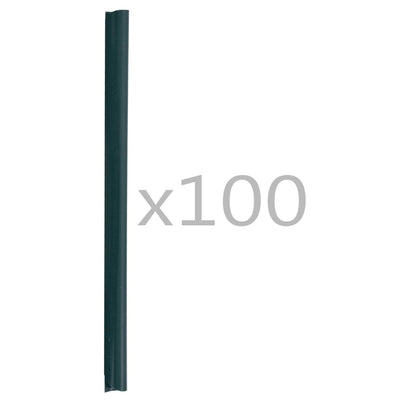 Vidaxl 100 St Fence Strip morsetti Pvc Green