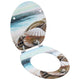 Vidaxl Wilet Seat con coperchio Shell MDF