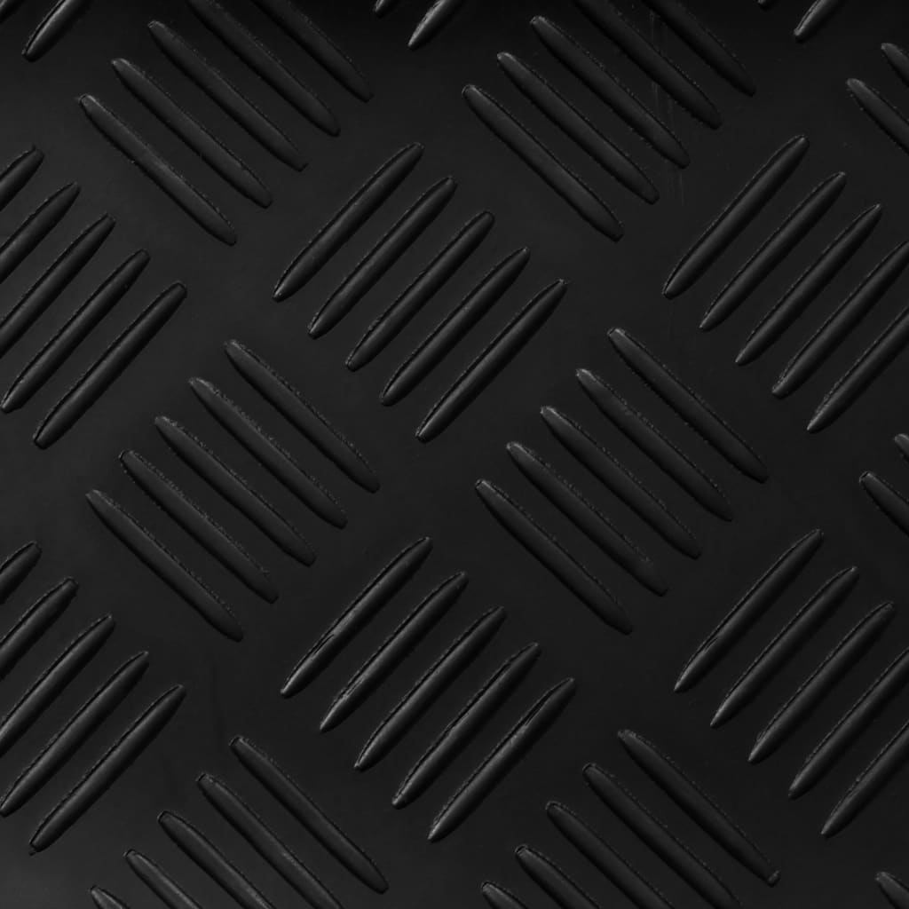 Vidaxl Tappetino da pavimento Anti-slip 3 mm 1,5x4 m Finestra di gomma