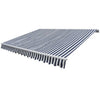 Vidaxl Luifel Manualmente extensible 300 cm Blanco Blanco
