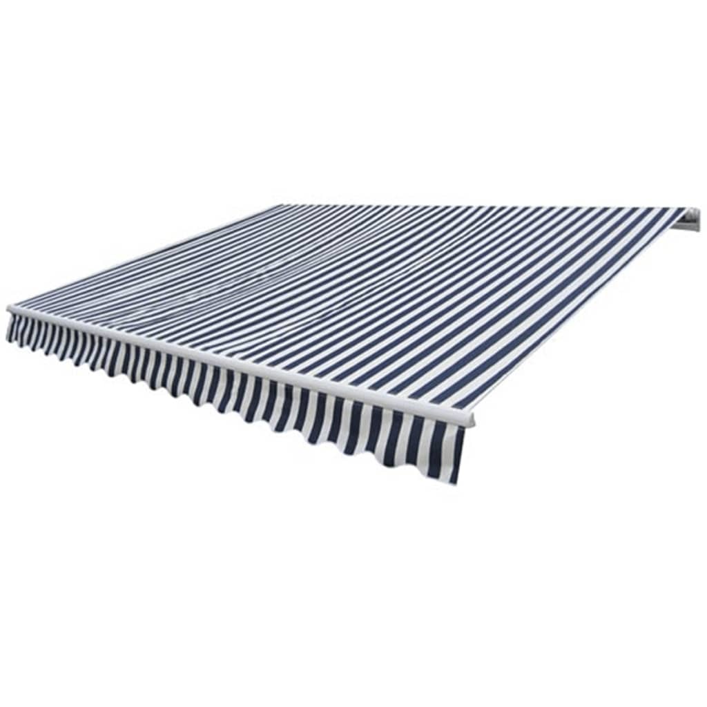 Vidaxl Luifel Manualmente extensible 300 cm Blanco Blanco