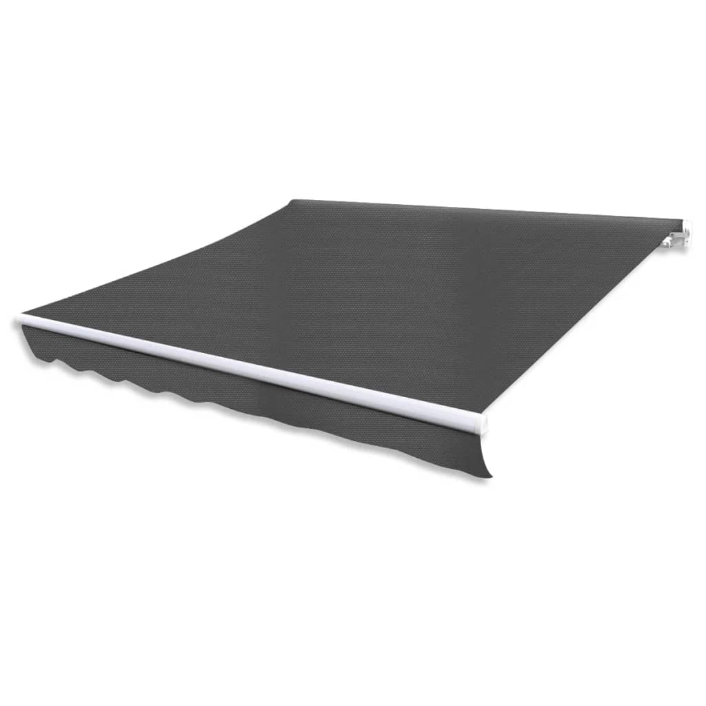 Vidaxl Luifel manualmente extensible 300 cm de antracita