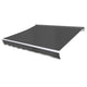 Vidaxl Luifel manualmente extensible 300 cm de antracita