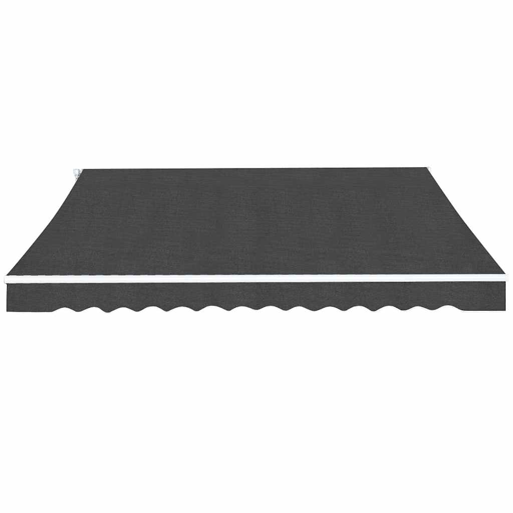 Vidaxl luifel handmatig uittrekbaar 350 cm antraciet