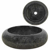 Vidaxl fregadero 40x12 cm de mármol negro
