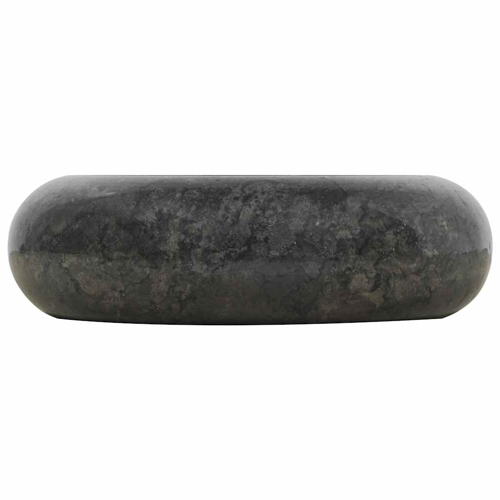 Vidaxl fregadero 40x12 cm de mármol negro