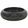 Vidaxl fregadero 40x12 cm de mármol negro