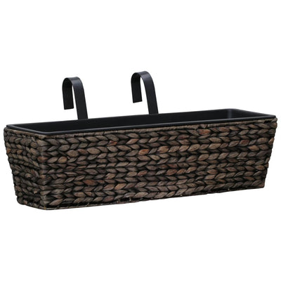 Vidaxl Fioriers 2 St WaterHyacint Brown