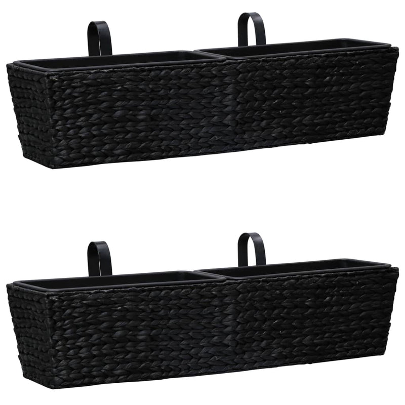 Vidaxl Fioters 2 St WaterHyacint Nero