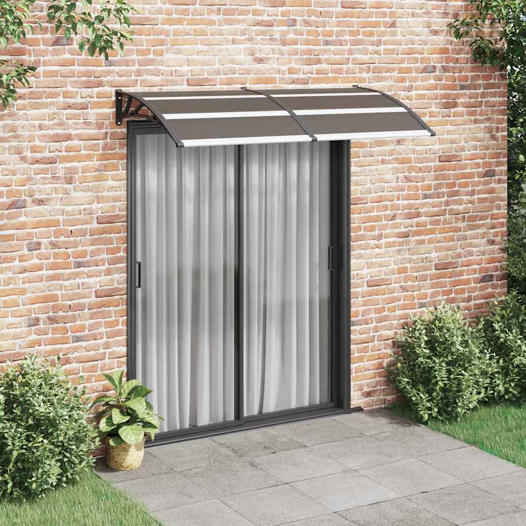 Vidaxl Port Canopy 200x100 cm PC nero