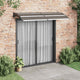 Vidaxl Port Canopy 240x100 cm PC nero