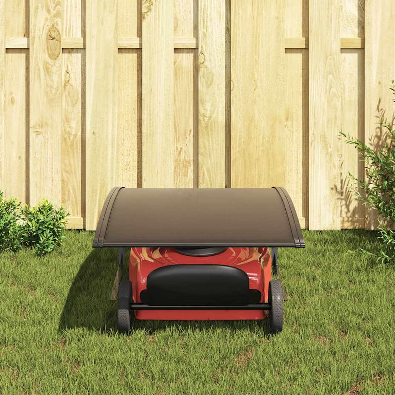 Vidaxl garagedak voor robotmaaier 77x103x46 cm zwart