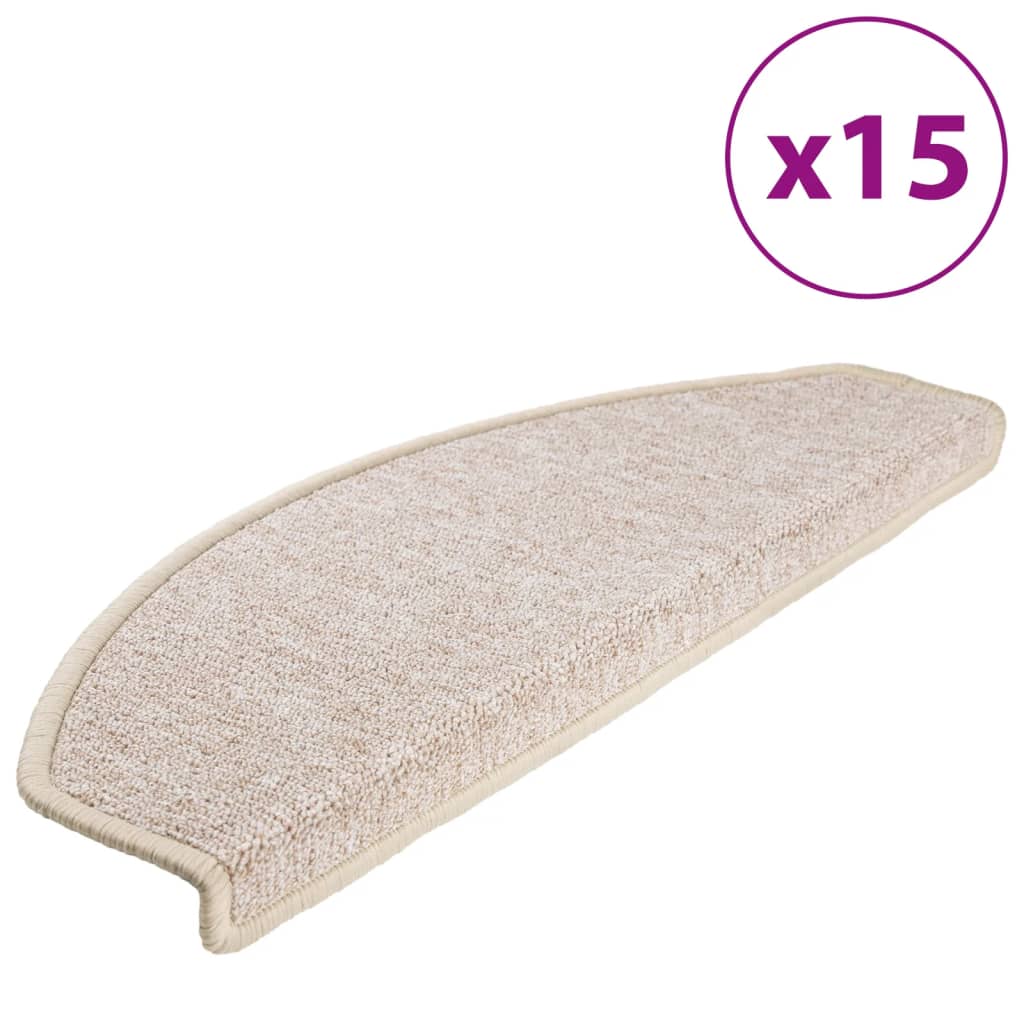 Vidaxl 15 esteras de pedal 65x24x4 cm tope