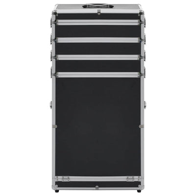 Vidaxl Make-up Trolley Aluminium Black