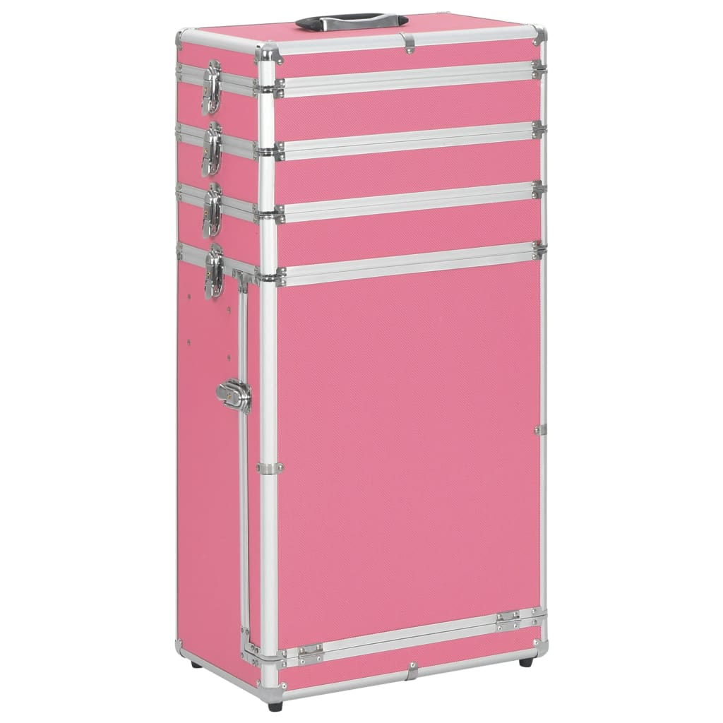 Vidaxl MAQUILLO CROLLEY ALUMINIO PINK