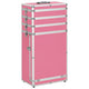 Vidaxl MAQUILLO CROLLEY ALUMINIO PINK