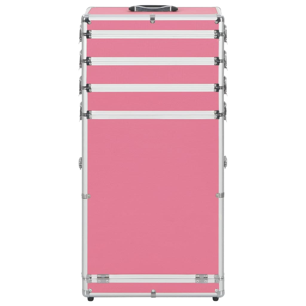 Vidaxl MAQUILLO CROLLEY ALUMINIO PINK