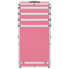 Vidaxl MAQUILLO CROLLEY ALUMINIO PINK