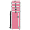 Vidaxl MAQUILLO CROLLEY ALUMINIO PINK