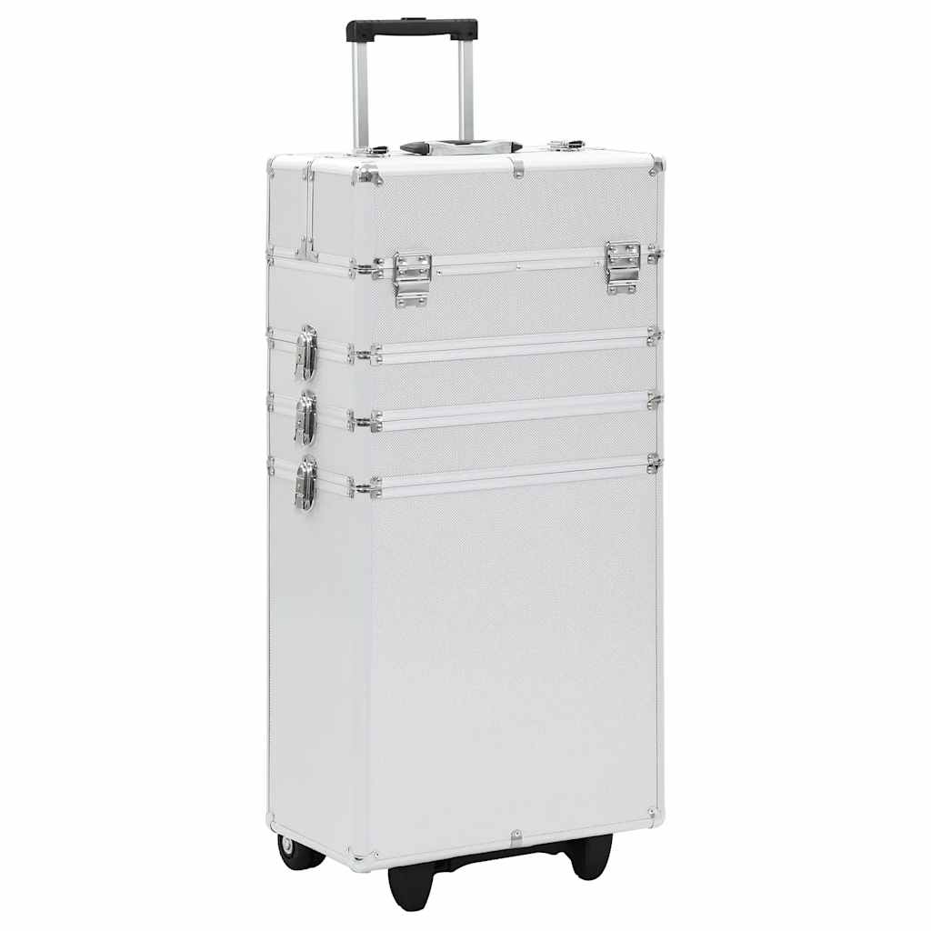 Vidaxl Make-up Trolley Aluminium Silver Coloted