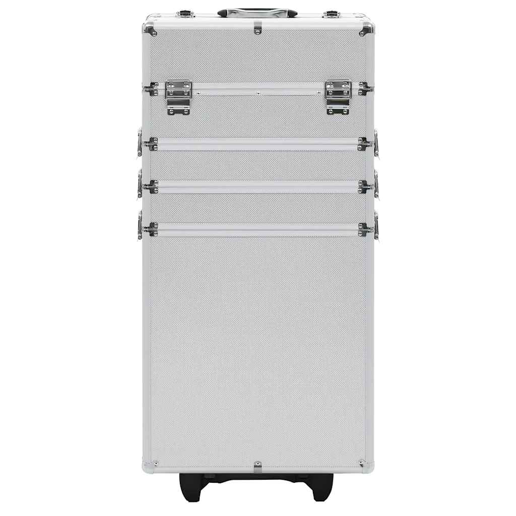 Vidaxl Make-up Trolley Aluminium Silver Coloted