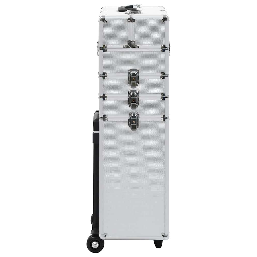 Vidaxl Make-up Trolley Aluminium Silver Coloted