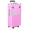Vidaxl MAQUILLO CROLLEY ALUMINIO PINK