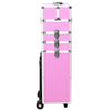 Vidaxl MAQUILLO CROLLEY ALUMINIO PINK