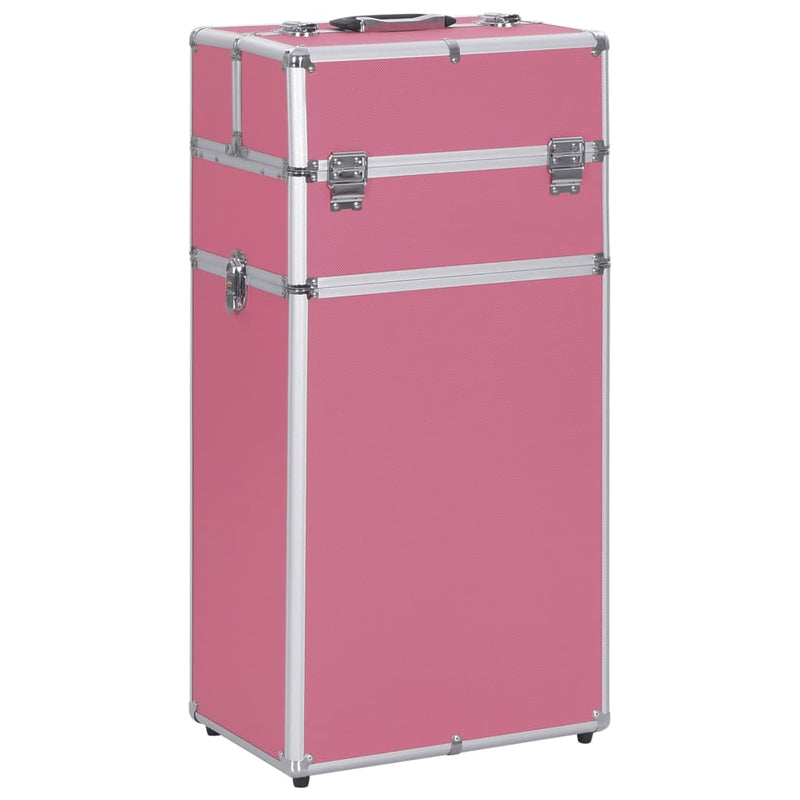 Vidaxl MAQUILLO CROLLEY ALUMINIO PINK