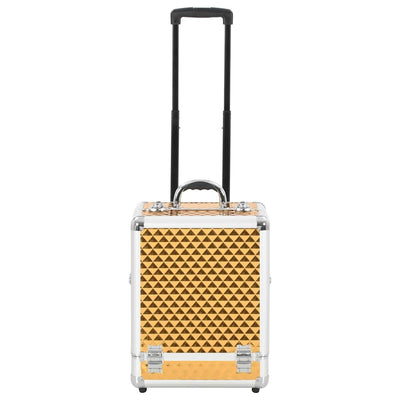 Vidaxl Makeup Trolley 35x29x45 cm in alluminio colorato