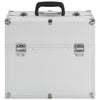 Vidaxl Makeup Suitcase 38x23x34 cm Alluminio Argento colorato