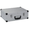 Vidaxl Tool Case 46x33x16 CM Alluminio colorato in argento