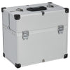 Vidaxl Tool Case 38x22.5x34 cm colorato in argento in alluminio