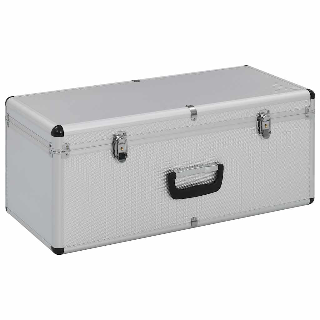 Vidaxl Storage Bocket 2 ST Alluminio Argento colorato