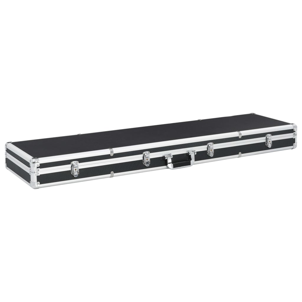 Vidaxl wapenkoffer 134x35x12 cm de aluminio negro