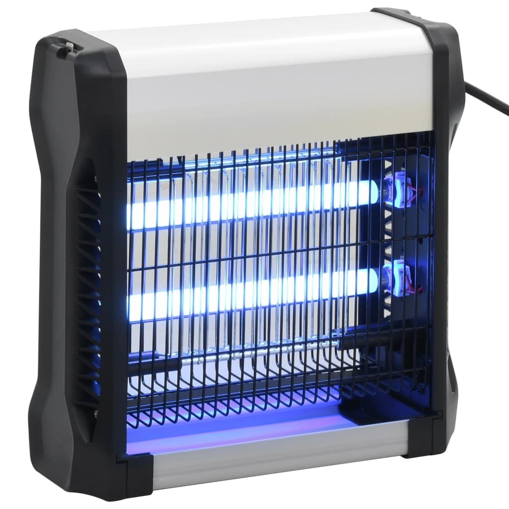 Vidaxl VliegedDoder 12 W Aluminio Negro