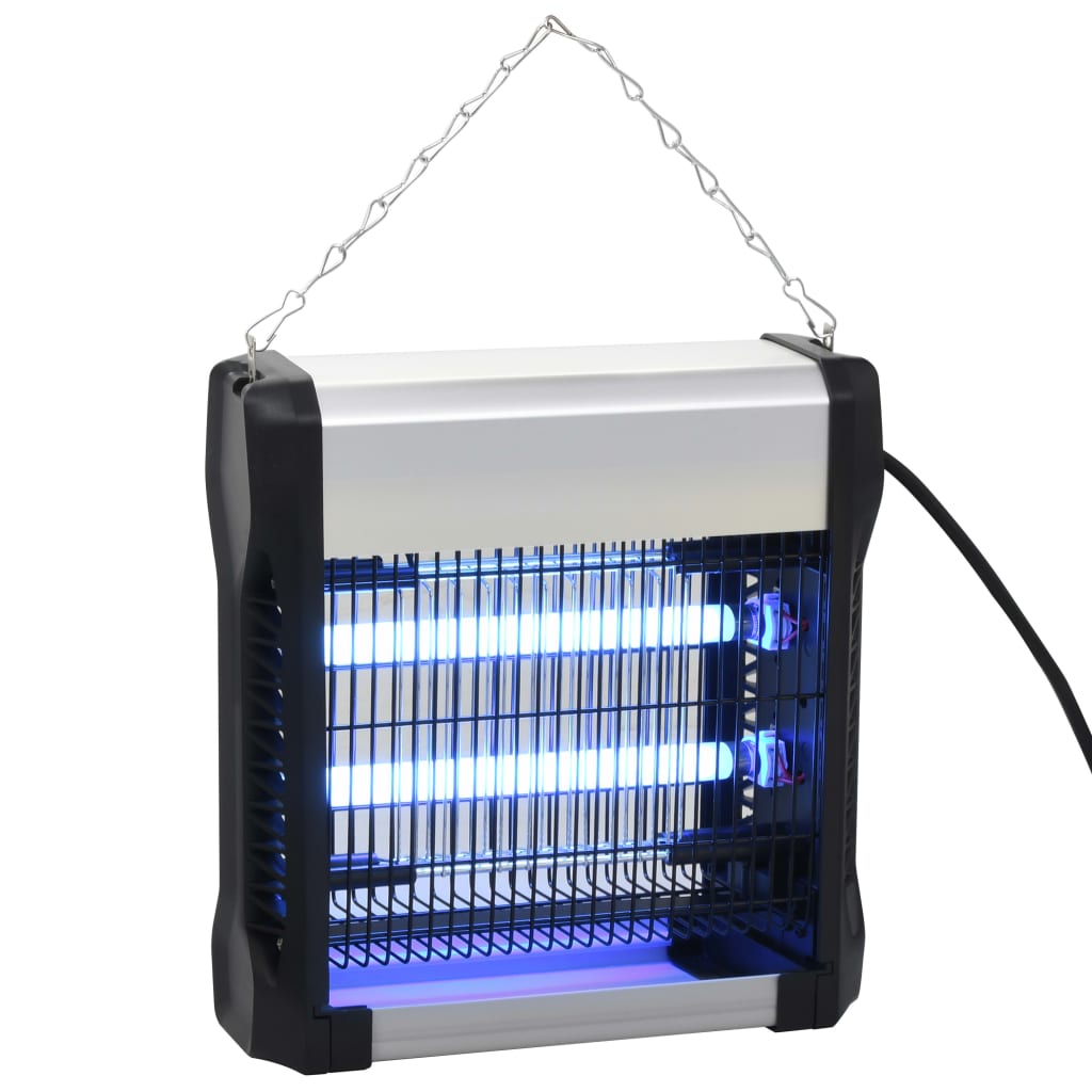 Vidaxl VliegedDoder 12 W Aluminio Negro
