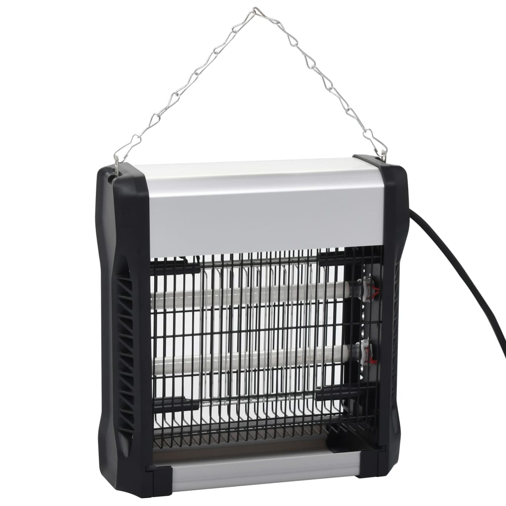 Vidaxl VliegedDoder 12 W Aluminio Negro