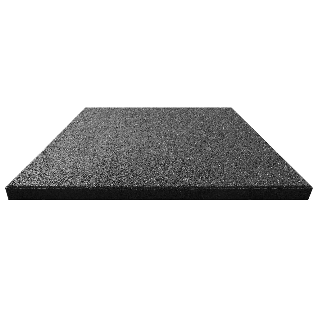 Vidaxl Valt Tile 6 St 50x50x3 cm Black
