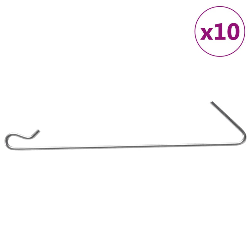Vidaxl Schanskorf Hooks 10 st de acero