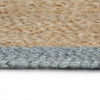 Vidaxl vloerkleed handgemaakt met olijfgroene rand 120 cm jute