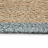Vidaxl vloerkleed handgemaakt met olijfgroene rand 150 cm jute