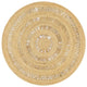 Vidaxl rug handmade 120 cm braided jute